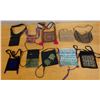 Image 1 : Qty 10 Woven Shoulder Tote Bags, Misc Styles & Sizes