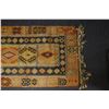 Image 2 : Geometric Shaped Area Rug w/ Fringe 59" x 33"