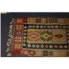 Image 3 : Geometric Shaped Area Rug w/ Fringe 59" x 33"