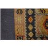 Image 6 : Geometric Shaped Area Rug w/ Fringe 59" x 33"