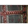 Image 6 : Geometric Shaped Area Rug w/ Fringe 47" x 50"