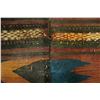 Image 10 : Geometric Shaped Area Rug w/ Fringe 52" x 138"