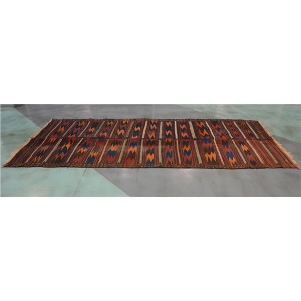 Geometric Shaped Area Rug w/ Fringe 52" x 138"