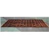 Image 1 : Geometric Shaped Area Rug w/ Fringe 52" x 138"