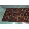 Image 2 : Geometric Shaped Area Rug w/ Fringe 52" x 138"