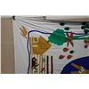 Image 2 : Abstract Design Fabric Cover or Throw 94" x 90"
