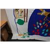 Image 3 : Abstract Design Fabric Cover or Throw 94" x 90"