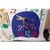 Image 5 : Abstract Design Fabric Cover or Throw 94" x 90"