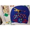 Image 6 : Abstract Design Fabric Cover or Throw 94" x 90"