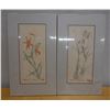 Image 1 : Qty 2 Floral Artworks by Artist Wren w/ Stamp & COA, Unframed 12" x 20"