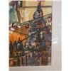Image 4 : Abstract City Scene Artwork, Unframed 11" x 14"