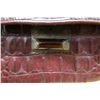 Image 3 : MiuMiu Italy Pattina Crocodile-Embossed Leather Shoulder Bag w/ Dust Bag 11" x 7"
