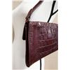 Image 6 : MiuMiu Italy Pattina Crocodile-Embossed Leather Shoulder Bag w/ Dust Bag 11" x 7"