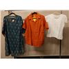 Image 1 : Qty 3 Tops: White Embroidered Size 38, Archana Sankar's Ahom XL & Fabindia Tunic XL