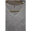 Image 3 : Qty 3 Tops: White Embroidered Size 38, Archana Sankar's Ahom XL & Fabindia Tunic XL