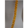 Image 2 : Yellow Twisted Mongo (?) Shell Lei 44"L