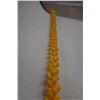 Image 4 : Yellow Twisted Mongo (?) Shell Lei 44"L