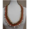 Image 1 : Cowrie Shell Necklace on a Woven Cord 32"L