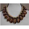 Image 1 : Cowrie Shell Necklace on a Woven Cord Approx. 18"L