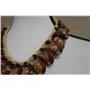 Image 4 : Cowrie Shell Necklace on a Woven Cord Approx. 18"L