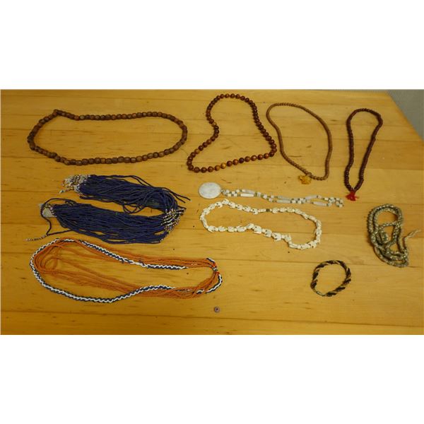 Qty Approx. 10 Lei - Shell, Kukui Nut, Misc Styles & Sizes