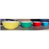 Image 13 : VINTAGE NESTING PYREX BOWLS - IN PRIMARY COLORS