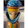 Image 12 : RUSSIAN GIRL WOOD BOTTLE HOLDER, LOT OF 2