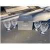 Image 1 : WATERFORD CRYSTAL LISMORE WINE GOBLETS, LOT OF 4