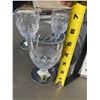 Image 7 : WATERFORD CRYSTAL LISMORE WINE GOBLETS, LOT OF 4