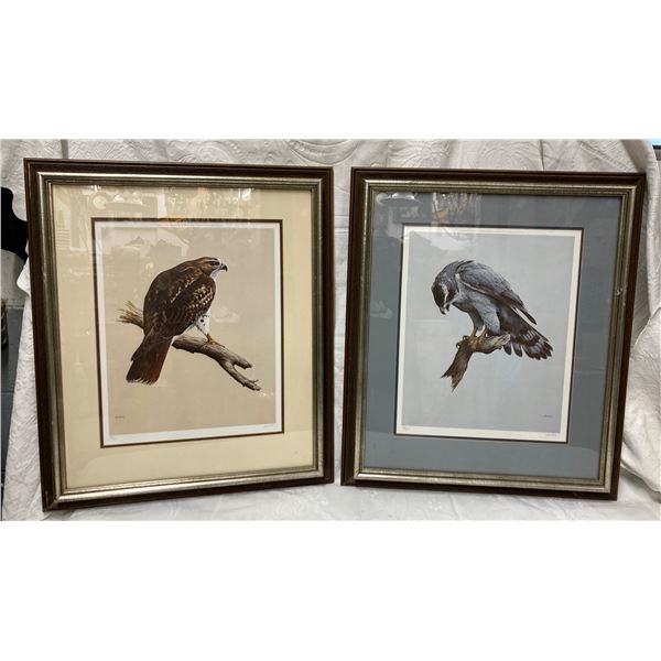 FRAMED JEAN SHERLOCK SIGNED AND NUMBERED ART, PAIR OF MATCHING NUMBERS!