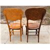 Image 5 : ANTIQUE TIGER OAK BENTWOOD CHAIRS, PAIR