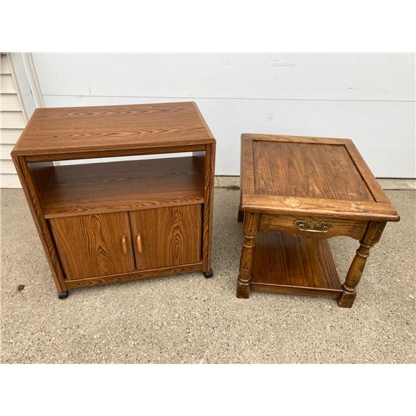 END TABLES, LOT OF 2