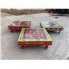 Image 2 : INDIAN STACKING TABLES OR ACCENT TABLES