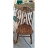 Image 4 : MID-CENTURY OAK LYRE-BACK WINDSOR CHAIRS, SET OF 6