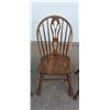 Image 5 : MID-CENTURY OAK LYRE-BACK WINDSOR CHAIRS, SET OF 6