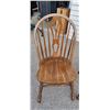 Image 7 : MID-CENTURY OAK LYRE-BACK WINDSOR CHAIRS, SET OF 6