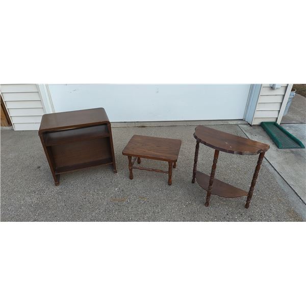 MID-CENTURY AND ANTIQUE SIDE TABLES/END TABLES