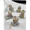 Image 2 : PRECIOUS MOMENTS 12 DAYS OF CHRISTMAS ORNAMENTS, LOT OF 12