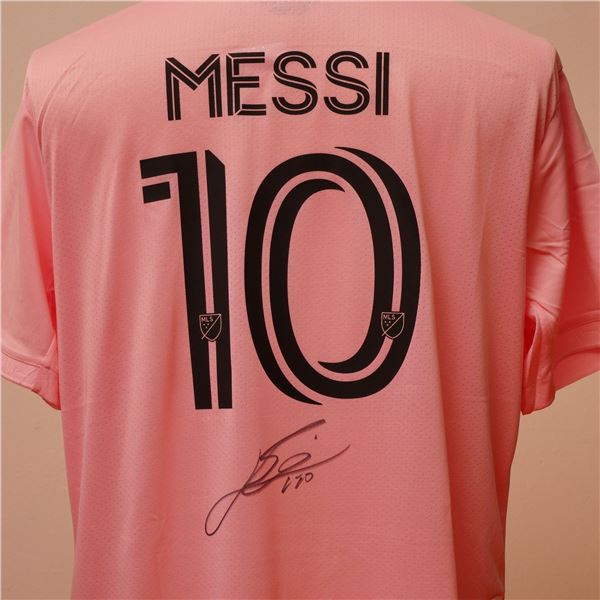 Lionel Messi Signed Inter Miami CF Home Jersey w/ COA