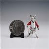 Image 5 : Sterling Silver Fox Figurine with Red Enamel Coat
