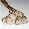 Image 3 : Bonsai Tree Form Metal and Stone Sculpture