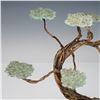 Image 4 : Bonsai Tree Form Metal and Stone Sculpture