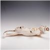 Image 4 : Franklin Mint Porcelain Tiger Sculpture with Base, On The Prowl