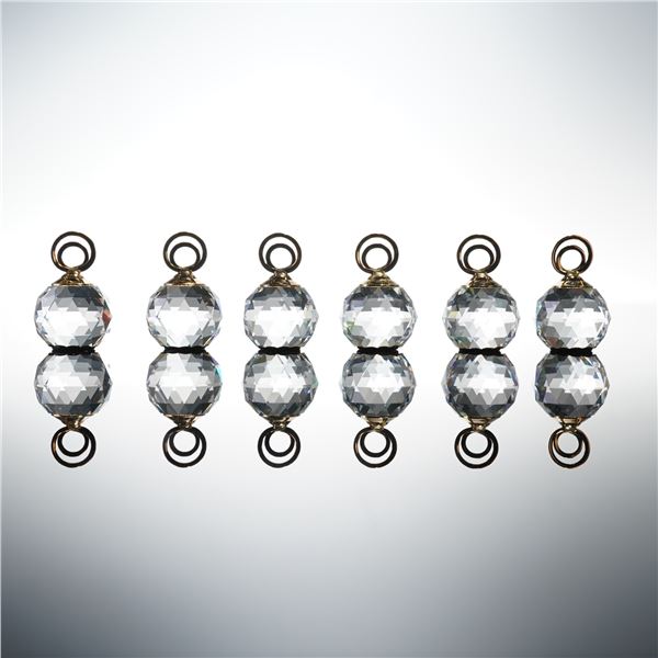 Swarovski Crystal Place Card Holders, Set of Six