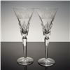Image 1 : 2pc Waterford Crystal Toasting Flutes The Wedding Collection