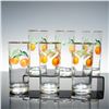 Image 2 : 6pc Royal Worcester Oranges and Pears Highball Glasses, Evesham Gold