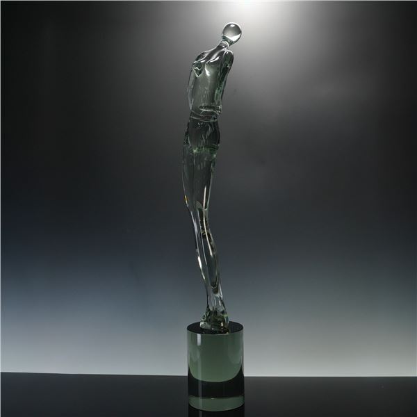 Pino Signoretto Murano Art Glass Sculpture, Grazia