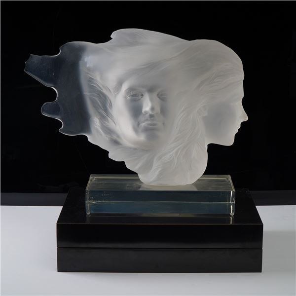 Frederick Hart (American, 1943-1999) Clear Resin Sculpture, Herself, Signed