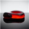 Image 2 : Elsa Peretti For Tiffany & Co. Red Glass Heart Paperweight