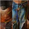 Image 5 : Kim Heise, Life-Size Oil on Canvas, Modern San Sebastian, Signed